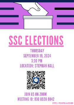 Join us to elect our Governing SSC Parent Members and/or Community Representative(s)..